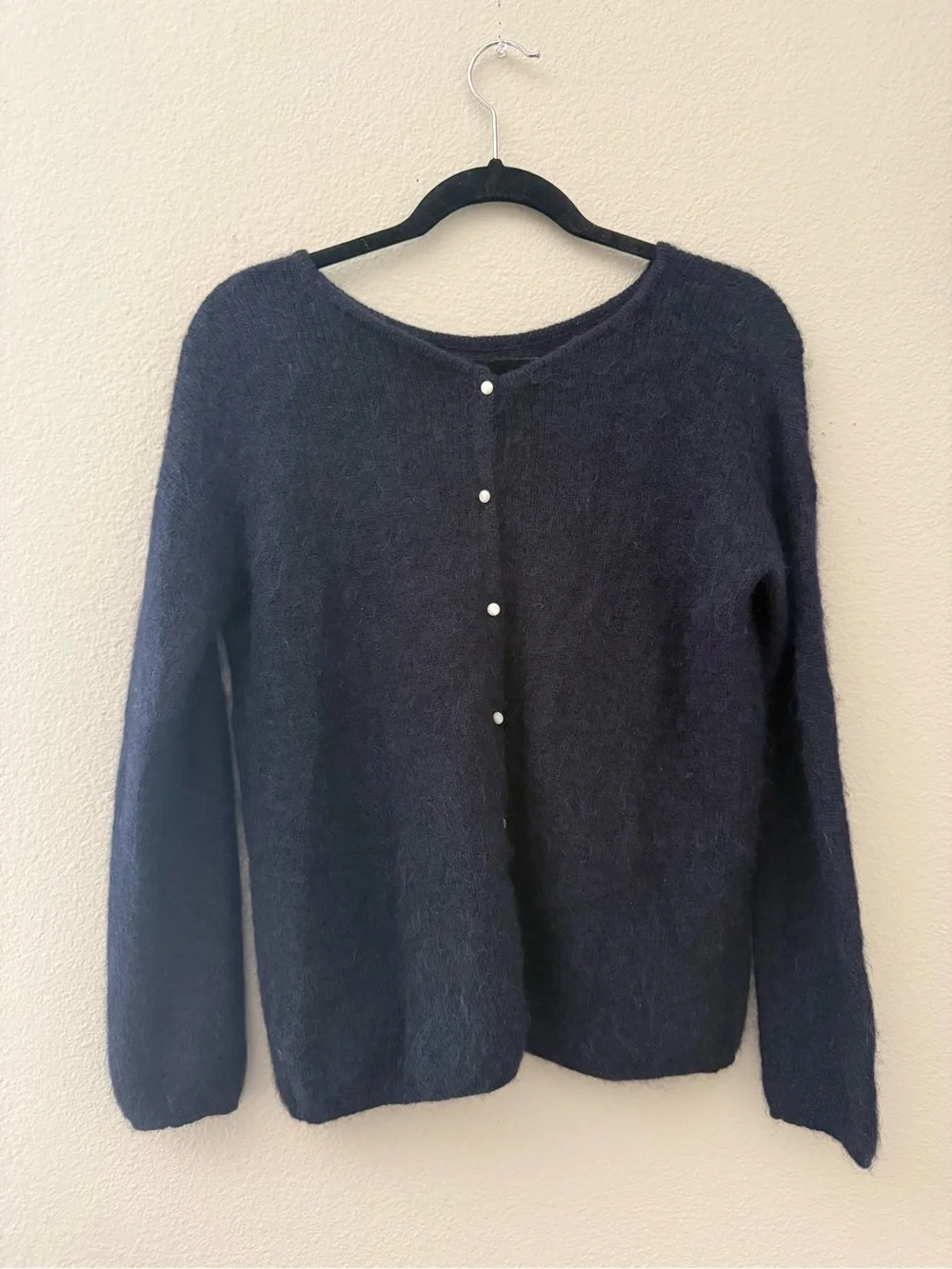 SEZANE Gaspard Cardigan in Black Size Small - Picture 5 of 9